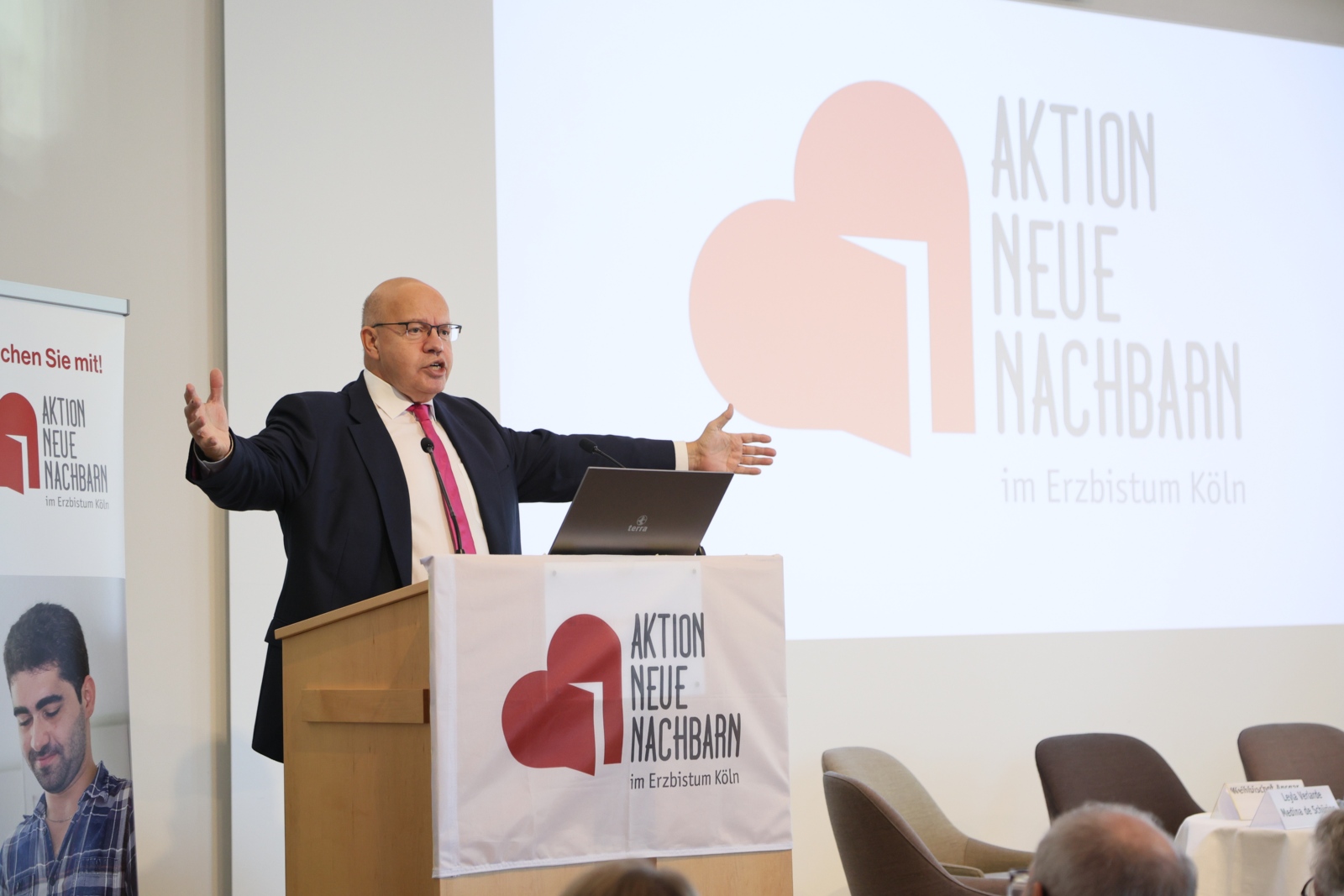 Der ehemalige Kanzleramtsminister und Flüchtlingskoordinator Peter Altmaier hält den Festvortrag.